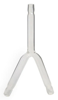 Glass Connecting Tube, Y-Shaped, 10mm OD, Pack of 10.