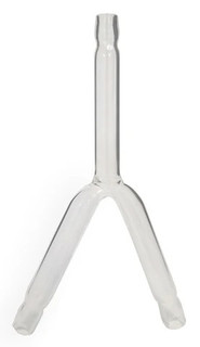 Glass Connecting Tube, Y-Shaped, 10mm OD, Pack of 10.