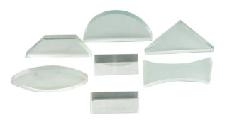 Lens and Prism Set, Glass 7 Piece Set
