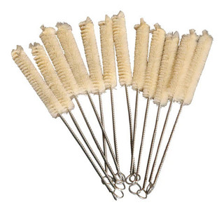 Test Tube Cleaning Brush with Natural Bristles, Size Medium. Case of 120.
