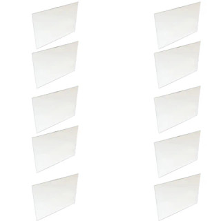 Mirror Plexiglass Rectangular. Size 5 inches x 7 inches. Pack of 10.