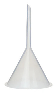 Utility Funnel, Polypropylene, 75mm Diameter Opening. Case of 144.