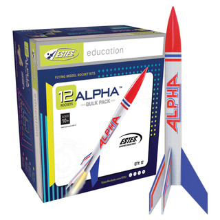 Estes Rockets: Alpha Model Rocket Launch Set Bulk Pack of 12_main
