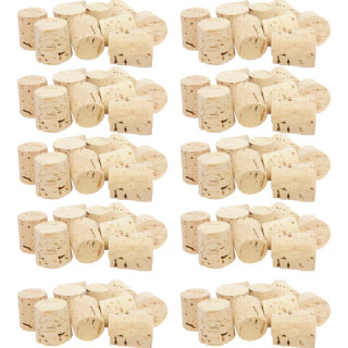 Cork Stoppers, Size 28.  Agglomerated. Pack of 100.