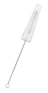 Eisco Labs: Test Tube Brush - Nylon with Cotton Tip, Tapered Head, 24-13mm Dia_MAIN