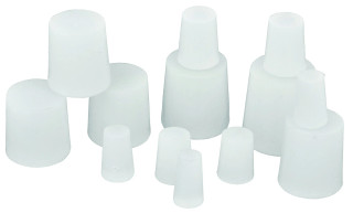 Eisco Labs: Silicon Rubber Cork-Translucent, Bottom 9mm, Top 11.5mm, Length 20mm_MAIN