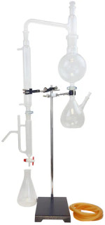 Steam Distilling Kit with Biomass Flask, 1 Liter 