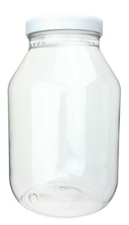 Specimen Jar, Polystyrene, 1 Gallon Capacity with 100/400 Neck and Foam-Lined Cap – Pack of 10_MAIN