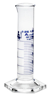 Eisco Labs: Measuring Cylinder, 25ml - Class A - Squat Form_MAIN