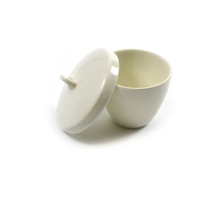 Eisco Labs: 50ml Tall Porcelain Crucible With Lid – Pack of 10_main