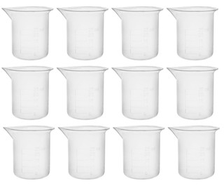Eisco Labs: Beaker - Euro Design, Polypropylene, 25 x 5ml. pack of 12_main