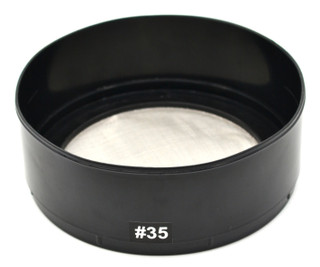 Eisco Labs: Plastic Sieve Black with Mesh No. 35 Opening 0.5mm_main Eisco Labs: Plastic Sieve Black with Mesh No. 35 Opening 0.5mm_main