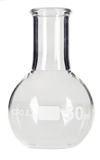 Flat-Bottom Flask, Standard Neck, 50ml, Case of 120_MAIN