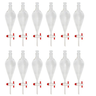 Separatory Funnel with PTFE Stopcock, 500ml Capacity, Case of 12_MAIN