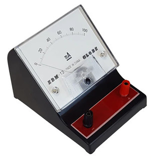 Analog Ammeter, 0 mA to 100 mA, DC, Case of 40_MAIN