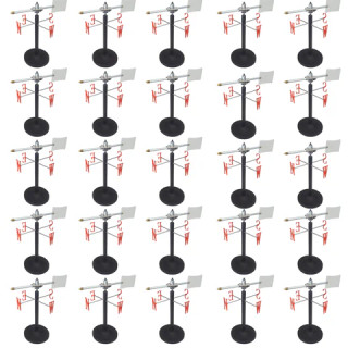 Wind Vane with Heavy Metal Support Base, Case of 25_MAIN