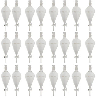 Separatory Funnel with Glass Stopcock, 1000ml, Case of 24_main