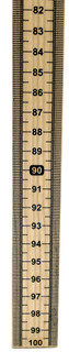 Eisco Labs: Meter Scale Hardwood, one meter - Vertical reading-zero top_main Eisco Labs: Meter Scale Hardwood, one meter - Vertical reading-zero top_main