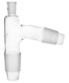 Eisco Labs: Plain Still Head, B14 Thermometer Socket - 34/35 Cone Size for Flask, 34/35 for Condenser_main