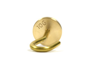Eisco Labs: Individual Hooked Weights - Brass - 10g_main Eisco Labs: Individual Hooked Weights - Brass - 10g_main