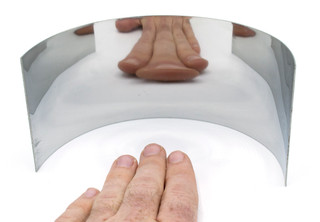 Eisco Labs: Cylindrical Concave Mirror - Stainless Steel_main