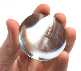 Eisco Labs: Premium Glass Convex Lenses - 50mm Dia, 50mm Focal Length_main