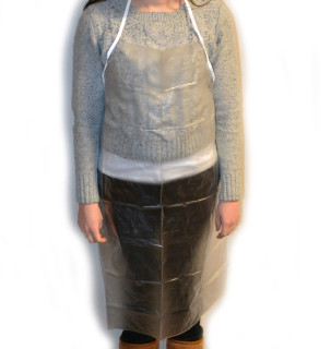 Eisco Labs: Clear Vinyl Apron - Medium Size (27"W x 36"L)_main