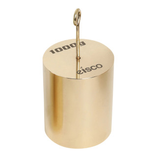 Eisco Labs: Hooked Weight - Brass, Spare Capacity 1000g_main Eisco Labs: Hooked Weight - Brass, Spare Capacity 1000g_main