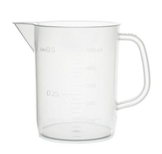 Eisco Labs: Euro Design Measuring Jug, 500ml - Polypropylene_main
