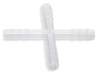Eisco Labs: Tubing Connector - Cross, 10mm, Polypropylene_main