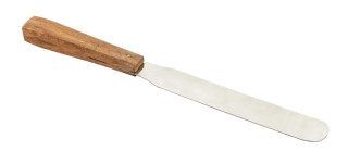 Eisco Labs: Spatula with Wooden Handle, 12 Inch - Parallel Sides Palette Knife_main