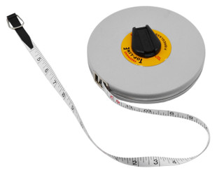 Eisco Labs: 30m Fiberglass Tape Measure with PVC Case & Handle_main Eisco Labs: 30m Fiberglass Tape Measure with PVC Case & Handle_main