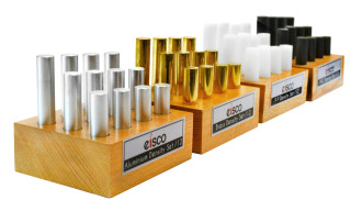Eisco Labs: 48pc Density Cylinder Super Set - Brass, Aluminum, PVC & PP_main