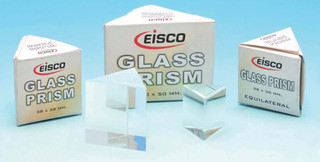 Eisco Labs: 25mm Equilateral Glass Prism – Optical Quality Crystal_main
