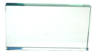 Eisco Labs: Clear Glass Rectangular Block – 125 x 65 x 18mm Display Piece_main