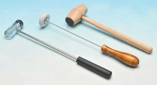 Eisco Labs: Clear Acrylic Tuning Fork Hammer – Lightweight Striker Tool_main