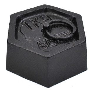 Eisco Labs: Iron Masses - Hexagonal with Lifting Ring - 1000g Weight_main