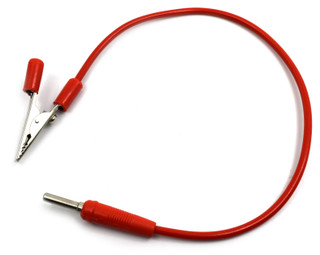 Eisco Labs: Connecting Leads, length 300 mm, Red