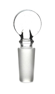 Eisco Labs: Solid Penny Head Stopper, Cone 10/19, Borosilicate Glass_main