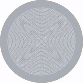 Like Home 7'7" Silver Round Area Rug – Soft & Stylish Comfort_main