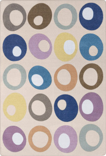 All Together Now 7'8" x 10'9" Area Rug In Color Beige_main