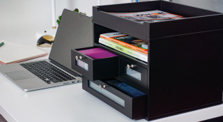 Tidy Tower Organizer Set – Black