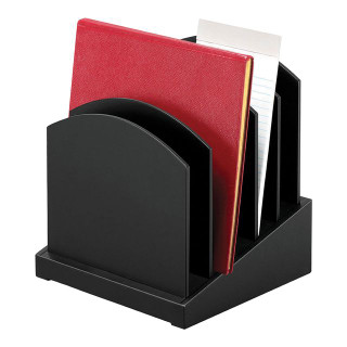 Durable Black Incline File Organizer
