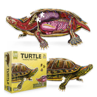 Pond Slider Turtle 100-Piece Double-Sided Puzzle_main