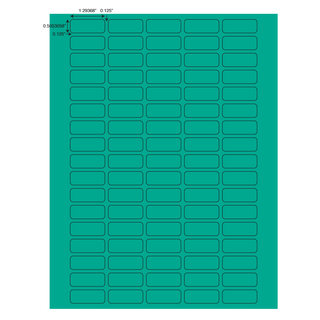 Cryogenic Green Label Sheets for 1.5 - 2ml Tubes, 20 Sheets_main