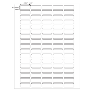 Cryogenic White Label Sheets, 33x13mm, 1.5 - 2ml Tubes_main