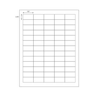 Cryogenic White Label Sheets, 38 x 19mm, 20 Sheets_main