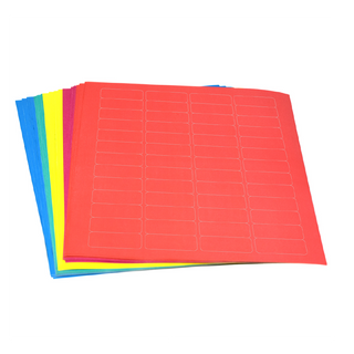 Cryo Label Sheets 43 x 19mm for Cryovials, 260 Assorted Colors_main