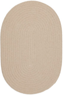 Happy Braids HB03 Solid Sand Beige 2' x 3' Oval_main