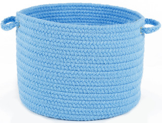 Happy Braids HB07 Solid Aqua Blue 14" x 10" Basket_main